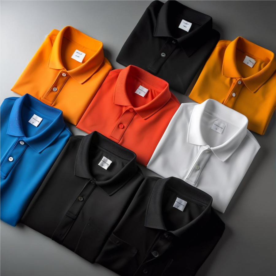 Cotton polo shirt